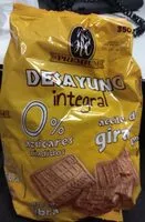 Mängden socker i Galletas Desayuno integral