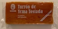 Mängden socker i Turrón de yema tostada