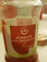Mängden socker i Pebrots del piquillo en tires