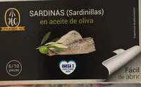 Mängden socker i Sardinas en aceite oliva
