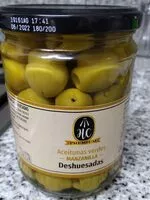 Mängden socker i Aceitunas verdes manzanilla deshuesadas