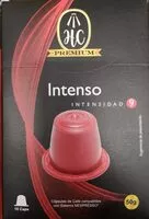 Mängden socker i Cápsulas HC Nespes Intenso