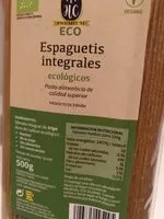 Mängden socker i Espaguetis integrales Ecológicos