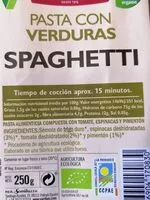 Mängden socker i Pasta con verduras