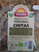 Mängden socker i Pasta con verduras biográ