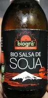 Mängden socker i Biogra bio salsa de Soja