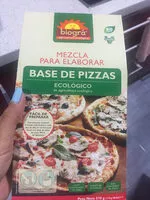 Mängden socker i Base de pizzas