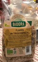 Mängden socker i Flakes Espelta 200GR. Biogra