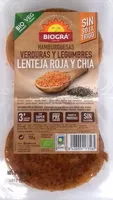 Mängden socker i Hamburguesa De Lentejas Rojas Con Chia