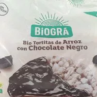 Mängden socker i Bio tortitas de arroz con chocolate negro