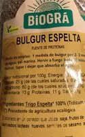 Mängden socker i Bulgur Espelta