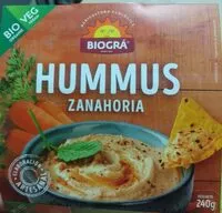Mängden socker i Hummus zanahoria
