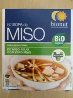 Mängden socker i Biosopa de miso