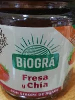 Mängden socker i Mermelada de fresa y chia