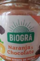 Mängden socker i Naranja y chocolate con sirope de agave