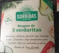 Mängden socker i Burguer de 5 verduritas