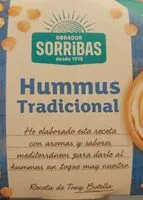Mängden socker i Humus tradicional