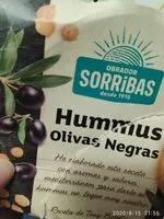 Mängden socker i Hummus Olivas negras
