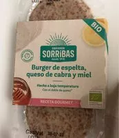 Mängden socker i Burger de espelta, queso de cabra y miel
