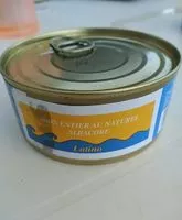 Mängden socker i Thon entier au naturel albacore