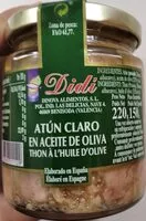 Mängden socker i Atun claro en aceite de oliva
