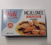 Mängden socker i Mejillones en escabeche