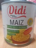 Mängden socker i Maíz dulce 3x 1/4 KG