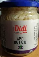 Mängden socker i Apio rallado