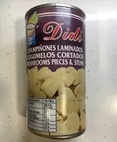 Mängden socker i Champiñones laminados