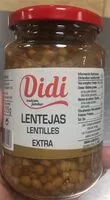Mängden socker i Lentejas