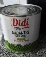 Mängden socker i Guisantes medianos