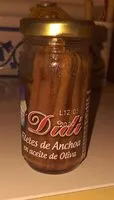 Mängden socker i Filetes de Ancjoa en aceite de Oliva