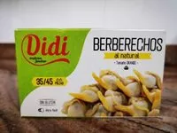 Mängden socker i Berberechos al natural