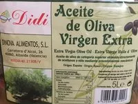 Mängden socker i Aceite de oliva virgen extra