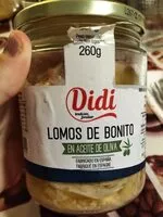 Mängden socker i Lomos de bonito