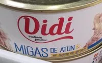 Mängden socker i Migas de atún