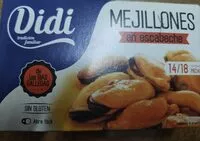 Mängden socker i Mejillones en escabeche