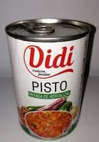 Mängden socker i Pisto fritada de hortalizas