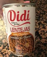 Mängden socker i Lentejas con chorizo