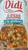 Mängden socker i Judias a la jardinera