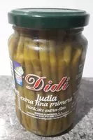 Mängden socker i Judia extra fina primera