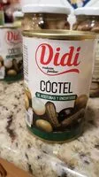 Mängden socker i Cóctel de aceitunas y encurtidos