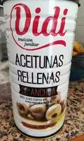 Mängden socker i Aceitunas Rellenas