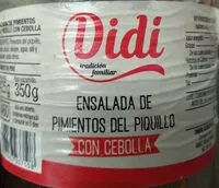 Mängden socker i Ensalada de pimientos de piquillo con cebolla