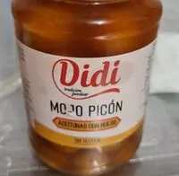 Mängden socker i Aceitunas mojo picón