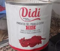 Mängden socker i Pimientos del piquillo extra