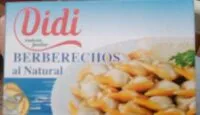 Mängden socker i Berberechos al natural