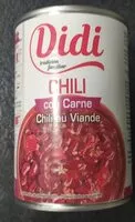 Mängden socker i Chili con carne Didi