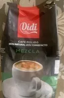 Mängden socker i Café molido