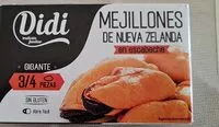 Mängden socker i Mejillones de nueva zelanda